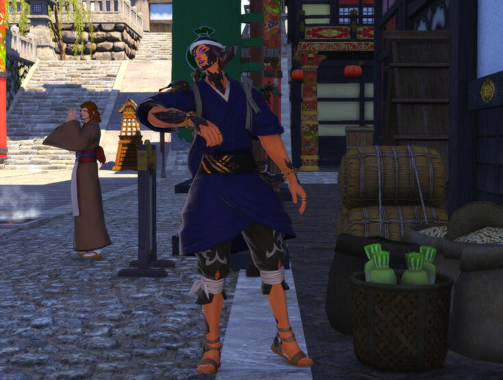 Every morning, Kogane Dori